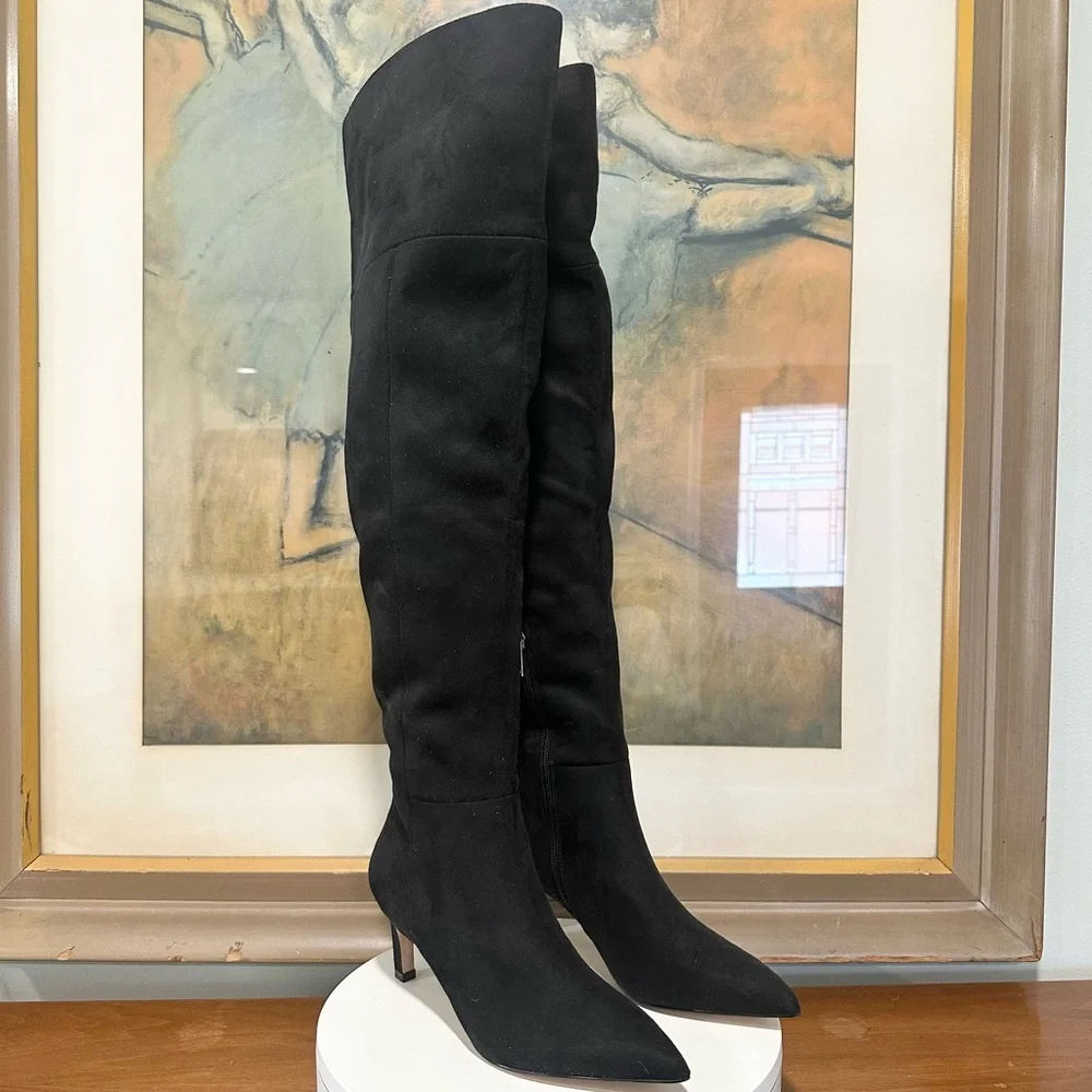 🌸MARC FISHER🌸 Qulie Over The Knee Boots In Black  Size: 6.5